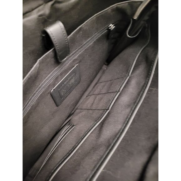 *SOLD* Coach Graham Slim Brief Laptop Bag Suitcase Leather LIKE NEW - Picture 8 of 12
